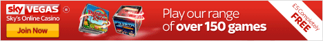 free £5 from Sky Vegas
